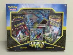 2019 Pokemon Hidden Fates Gyarados GX Collection Factory Sealed Box - Image 1