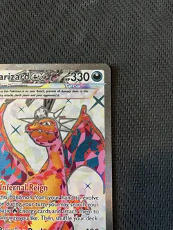 Pokemon TCG Charizard EX SVP056 Black Star Promo Card NM Condition - Image 4