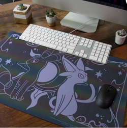 Pokemon Center Celestial Espeon & Umbreon Playmat Pokemon BRAND NEW 24 x 14 IN - Image 1