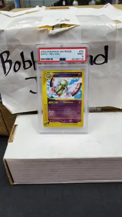 2003 XATU REVERSE HOLO FOIL SKYRIDGE E-READER POKEMON PSA 9 MINT #35/144 - Image 1