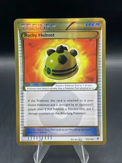 Pokemon Rocky Helmet (Secret) 153/149 Boundaries Crossed Holo TCG - Image 1