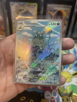 Pokemon Garbodor 204/182 Paradox Rift Illustration Rare Near Mint NM - Image 2