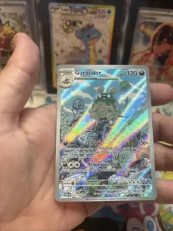 Pokemon Garbodor 204/182 Paradox Rift Illustration Rare Near Mint NM - Image 5