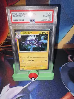 Pokemon TCG 2023 Toxtricity Holo Rare Obsidian Flames 72/197 - Image 1