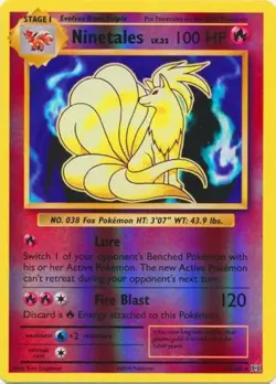 Ninetales 15/108 Reverse Holo Rare Pokemon XY Evolutions 2016 NM - Image 1