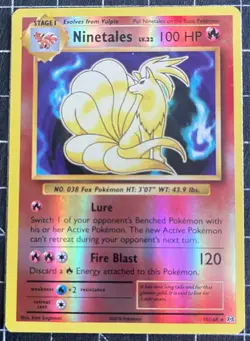 Ninetales 15/108 Reverse Holo Rare Pokemon XY Evolutions 2016 NM - Image 2