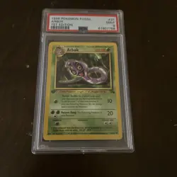 Arbok 1999 Pokemon Fossil 1st Edition Graded Psa 9 - Image 1