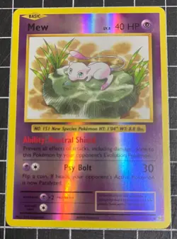 Mew 53/108 Reverse Holo Rare Pokemon XY Evolutions 2016 NM - Image 2