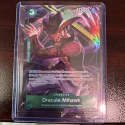 Dracule Mihawk ST12-003 Illustration Box Vol 4 NM English One Piece Promo Sealed - Image 1