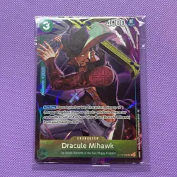 One Piece: Dracule Mihawk (Illustration Box Vol.4) ST12-003 SEALED Promo Card NM - Image 1