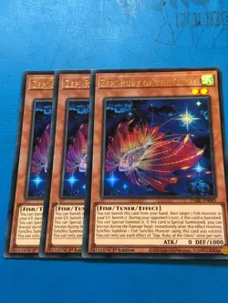 YUGIOH 3x Ultra Rare Zep, Ruby Of The Ghoti DABL-EN085 1st Edition - Image 1
