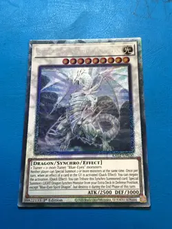 YUGIOH Collector's Rare Blue-Eyes Spirit Dragon RA02-EN030 1st Edition - Image 1
