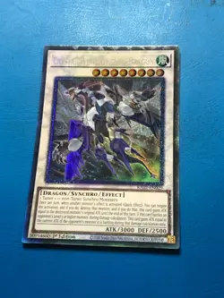 YUGIOH Collector's Rare Crystal Wing Synchro Dragon RA02-EN029 1st Edition - Image 1