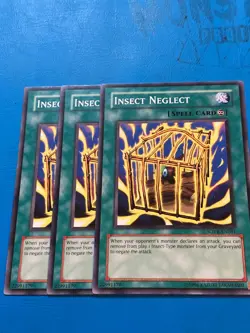 YUGIOH 3x Common Insect Neglect SOVR-EN061 - Image 1