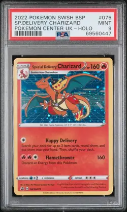 Special Delivery Charizard SWSH075 PSA 9 Pokemon Sword & Shield Promo - Image 1