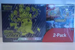 Pokemon TCG Surging Sparks ETB & Booster Bundle Costco Exclusive | New & Sealed - Image 1