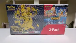 Pokemon TCG Surging Sparks ETB & Booster Bundle Costco 2-Pack NEW Factory Sealed - Image 1