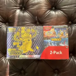 Pokemon TCG Surging Sparks ETB & Booster Bundle Costco Exclusive | New & Sealed - Image 1
