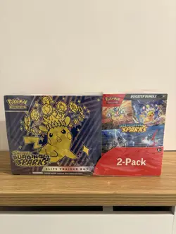 Pokemon TCG Surging Sparks Costco Bundle ETB with Booster, New Sealed, UK - Image 1