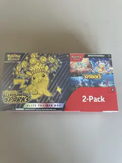 Pokemon TCG Surging Sparks ETB & Booster Bundle Costco Exclusive | New & Sealed - Image 1