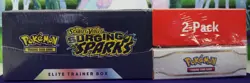 Pokemon TCG SURGING SPARKS Costco Bundle ETB + BOOSTER BUNDLE *NEW SEALED* - Image 3
