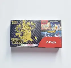 Pokemon TCG Surging Sparks ETB & Booster Bundle Costco 2 Pack New & Sealed - Image 1