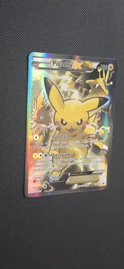 Pokemon TCG Pikachu EX XY124 Holo Promo Card - Image 2