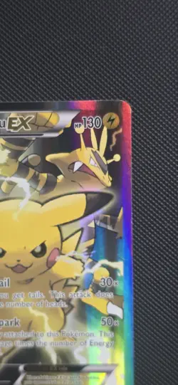 Pokemon TCG Pikachu EX XY124 Holo Promo Card - Image 5