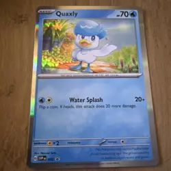 Quaxly 003 Pokemon TCG Sv: Scarlet & Violet Promo Cards Holo (Near Mint) - Image 1