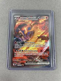 Pokemon TCG Team Rockets Moltres EX Destined Rivals Stamped Promo Card 229/182 - Image 3