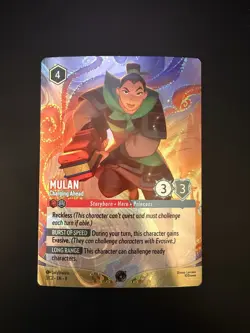 Mulan - Charging Ahead (Foil) 3 Disney Lorcana Promo Cards Holo - Image 1