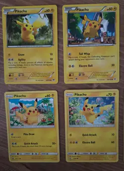 Lot of (10) 2015-2022 Pokemon Pikachu Cards - Image 2