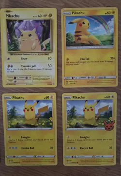 Lot of (10) 2015-2022 Pokemon Pikachu Cards - Image 3