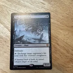 Tree of Perdition 49 | ECC Lorwyn Eclipsed Commander Magic MTG Miscut Error Card - Image 1