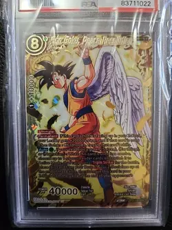 Dragon Ball Super Card Game Son Goku, Peace Resolution (God Rare) Wild PSA 9 - Image 3