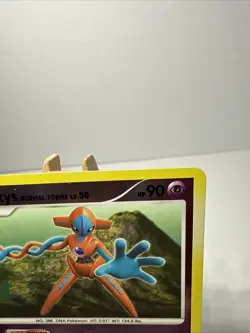 Pokemon Deoxys Normal Forme LV50 Legends Awakened Card 1/146 Reverse Holo LP - Image 3