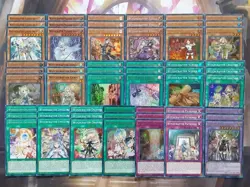 Yugioh Complete Witchcrafter Deck 57 Cards Vice-Madame Verre Com **HOT** + Bonus - Image 1