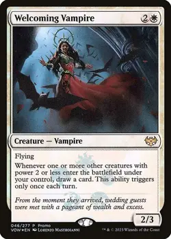 Welcoming Vampire-Innistrad: Crimson Vow Promos-Foil-46U-MP - Image 1