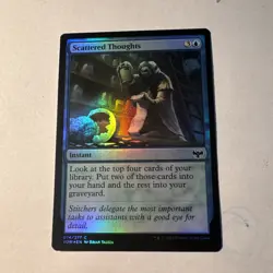 Scattered Thoughts Foil (074) Innistrad: Crimson Vow VOW MTG Magic - Image 1