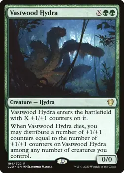 Vastwood Hydra Commander 2020 Rare NM Magic: The Gathering 194 Normal - Image 1