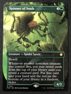 MTG Foundations #341 Spinner of Souls (Borderless) NM - Image 1