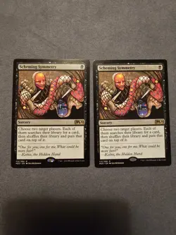 2x MTG / Scheming Symmetry / M20 / #113 / Regular / Rare / NM - Image 1