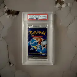POKEMON 1999 WOTC 1ST EDITION BLASTOISE SPANISH BASE FOIL PACK SLABBED PSA 10 MT - Image 1