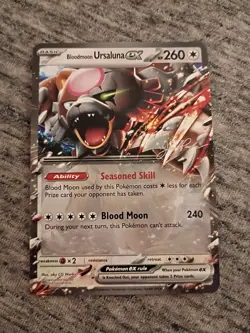 Bloodmoon Ursaluna ex Pokemon 2024 World Championships Promo NM - Jesse Parker - Image 1