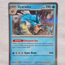 Gyarados 130/165 Sv: Scarlet & Violet 151 Rare Holo Pokemon TCG - Image 2