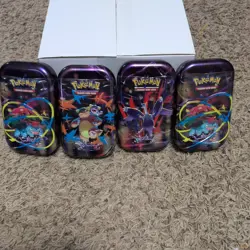 4 Pokemon TCG: Mega Heroes Mini Tin - IN HAND USA - Image 1