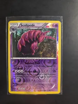 2014 Scolipede 53/146 XY Reverse Holo Rare Pokemon TCG NM - Image 1
