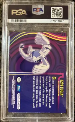 2001 Topps Pokemon Johto SERIES 1 #249 Lugia Johto SERIES 1-FOIL VERY LOW POP - Image 2