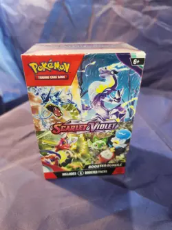 Pokemon TCG - Scarlet and Violet Booster Bundle Base Set 6 packs Factory Sealed - Image 1