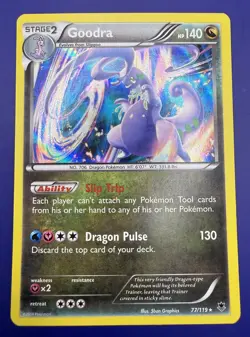 Goodra 77/119 Pokemon Promos Regular HOLO Rare 2014 LP - Image 3